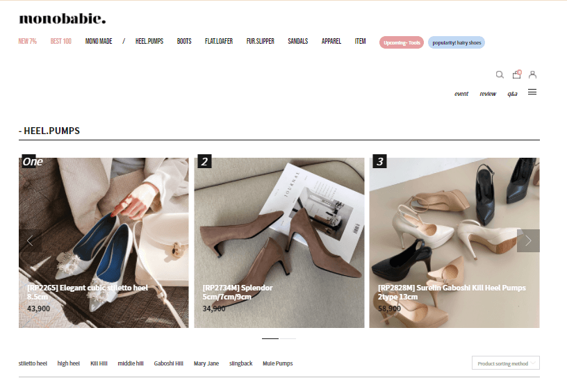 monobabie korean womens shoes online shopping site