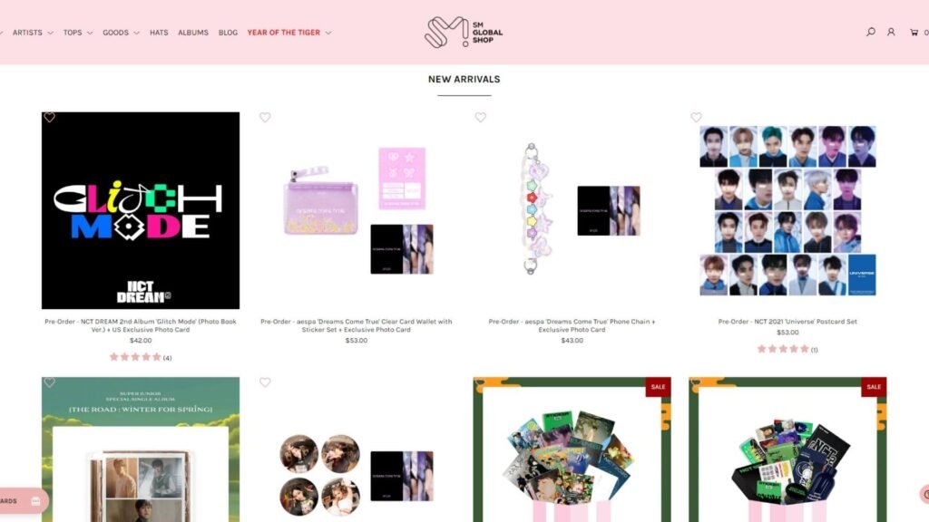 SM Global Shop Top 10 Kpop Album Merch Stores Banner