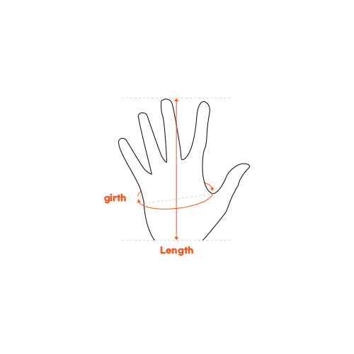 how to measure korean mens womens gloves size chart