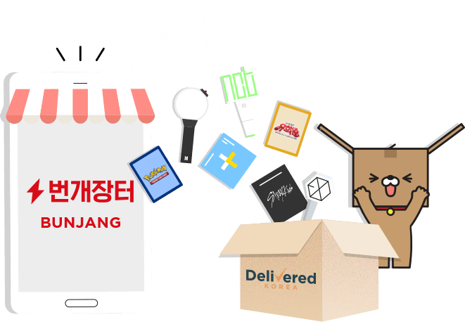 shop bunjang with delivered korea dk icon